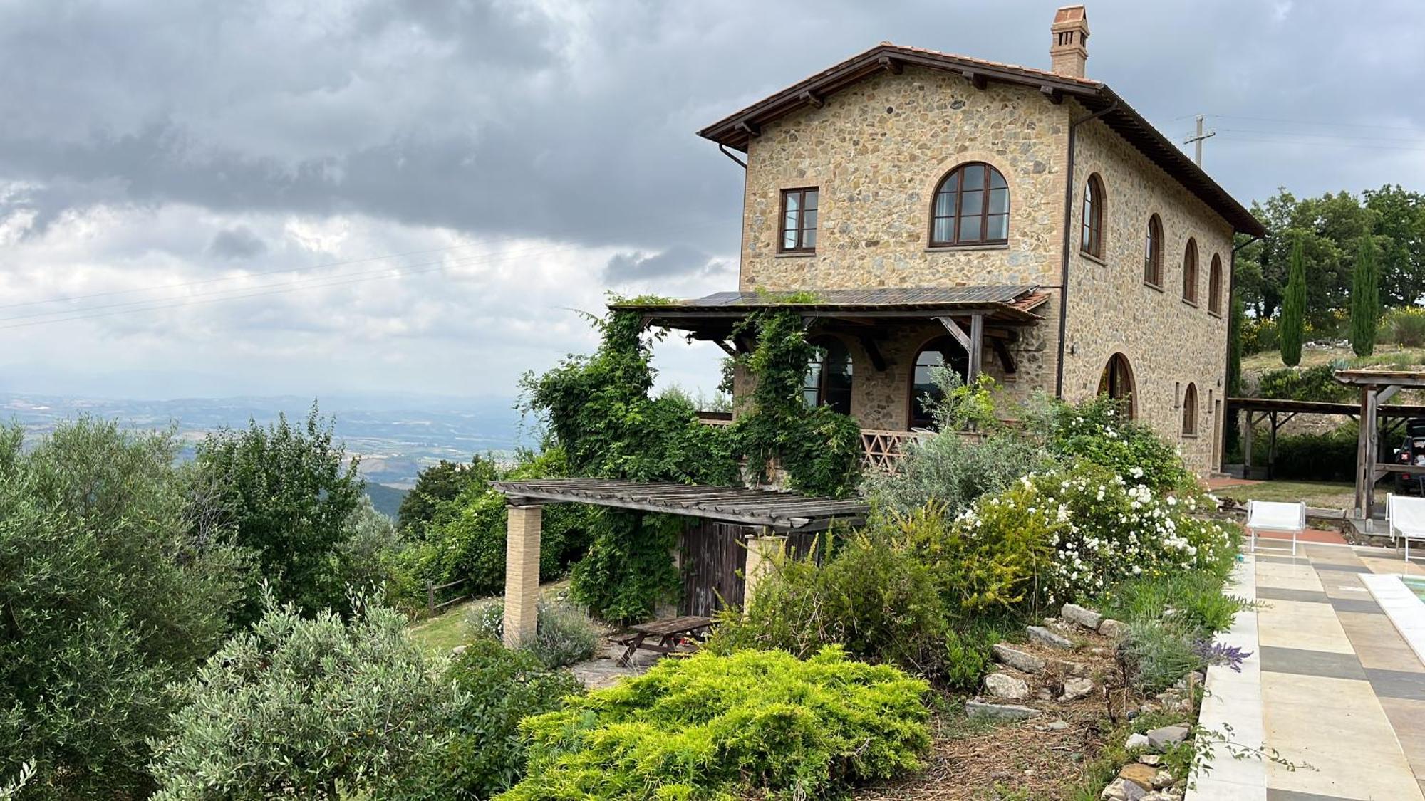 Villa Bella Costa Monticello Amiata Esterno foto